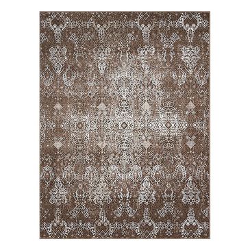 Nourison Karma KRM04 7"10" x 10"6" Mocha Area Rug, , large