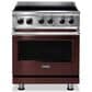 Viking Range 30" Induction Range with 4 Elements in Kalamata Red, , large