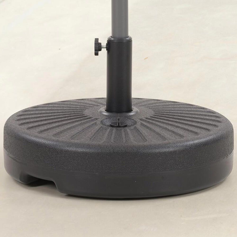 CorLiving Round Umbrella Base in Dark Grey, , large