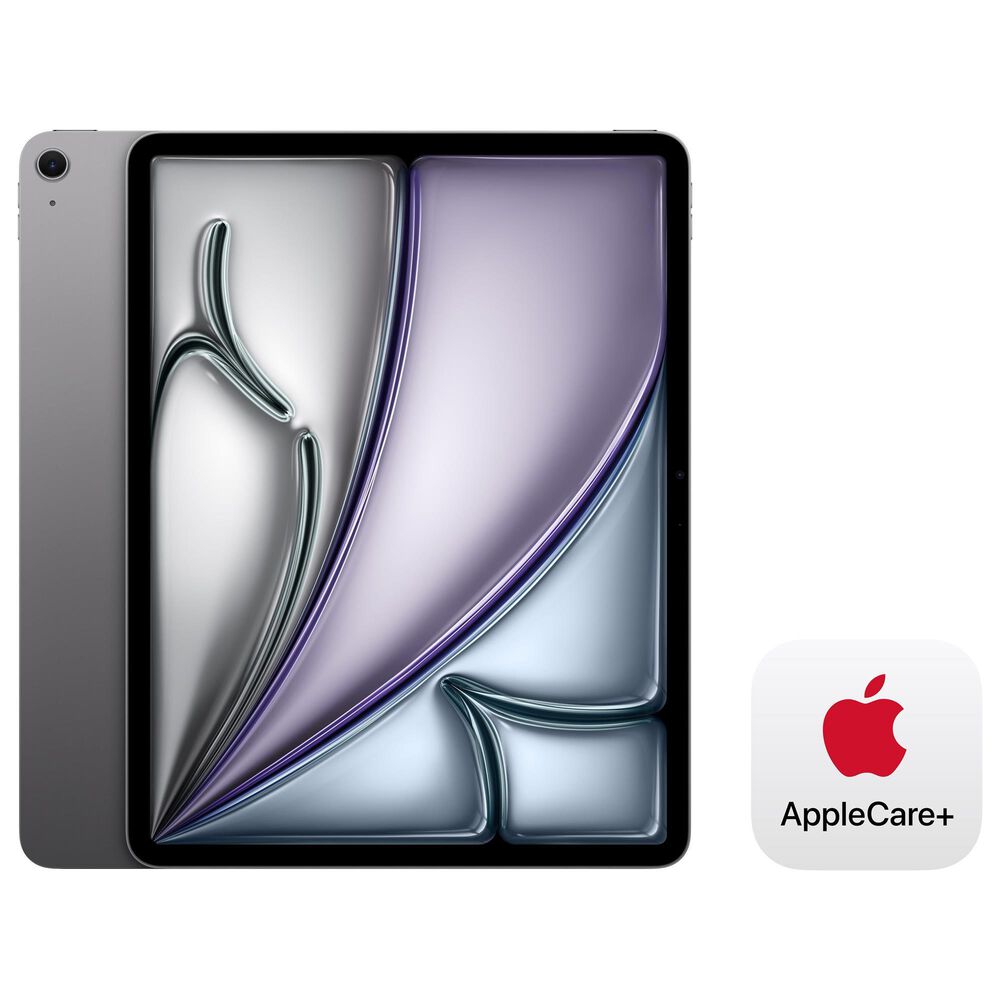 Apple 13-Inch iPad Air M3 Chip Wi-Fi 128GB in Space Gray (Latest Model) with 2-Year AppleCare+, , large