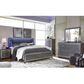 Ashley Lodanna 4-Piece King Bedroom Set in Gray, , large
