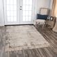 RIZZY Calabria 5"3" x 7"6" Neutral and Brown Area Rug, , large