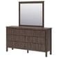 Ashley Pamytta 3-Piece Queen Panel Platform Bedroom Set in Rich Brown, , large