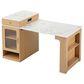 HOMLUX 60" Kitchen Island in Natural, , large