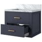 Lexora Home Castor 24" Single Bathroom Vanity in Blue with White Acrylic Top and Rectangular Sink, , large