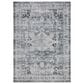 Oriental Weavers Charleston Abstract 5" x 7" Charcoal Area Rug, , large