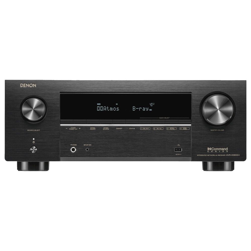 Denon 105W 9.4-Channel AV Receiver in Black