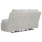 Ashley Rhines Falls Power Reclining Loveseat in Alloy, , large