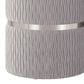 Lumisource Cinch 2-Piece Nesting Ottoman Set in Silver, , large