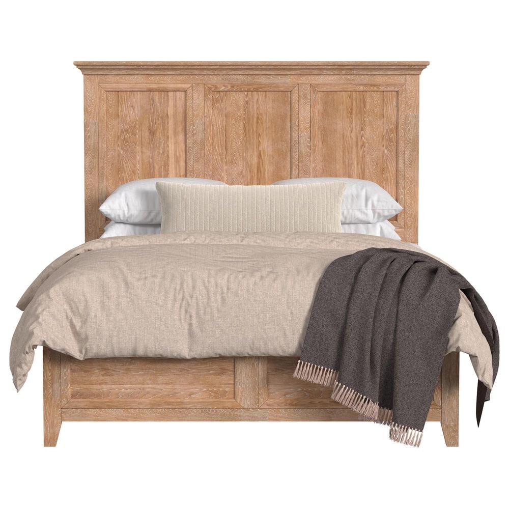 Hawthorne Furniture San Mateo 4-Piece Queen Panel Bedroom Set in Wheat, , large