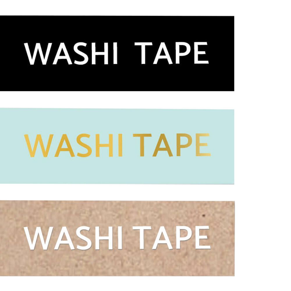 Simple Washi Tape Labels - Uncommon Designs