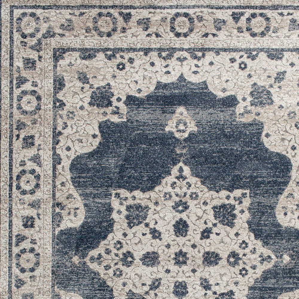 Central Oriental Clearwater Glint 8&#39; x 10&#39; Blue and Beige Area Rug, , large