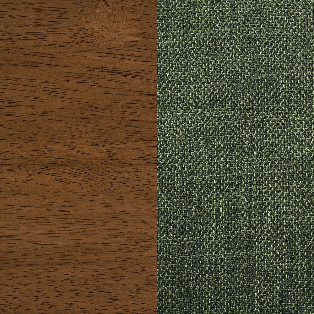 Coaster Paxton Counter Chair with Green Upholstery in Warm Brown, , large