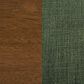 Coaster Paxton Counter Chair with Green Upholstery in Warm Brown, , large