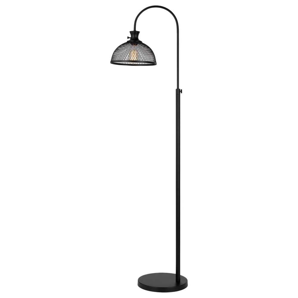 Cal Lighting Lewiston Adjustable Floor Lamp in Black, , large