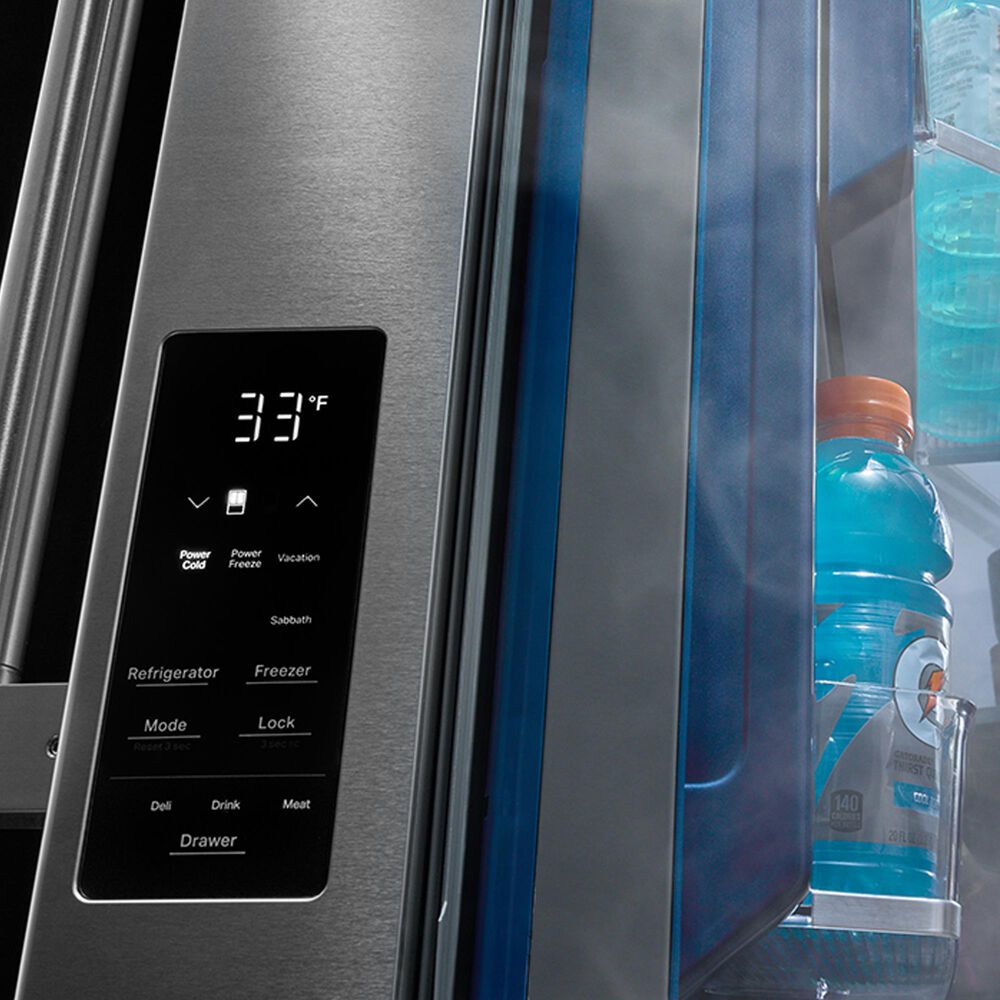 Maytag 29 Cu. Ft. French Door Bottom Mount Refrigerator in Fingerprint-Resistant Stainless, , large