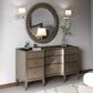 Vantage Cove Round Wall Mirror in Mica, , large