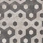 Central Oriental Clearwater Azar 7"10" x 9"10" Oyster and Dove Area Rug, , large