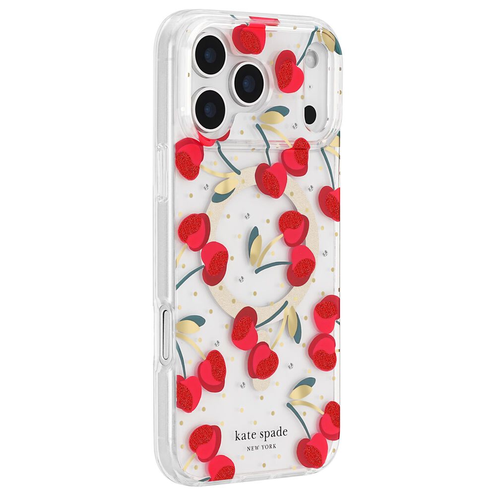 Kate Spade Protective MagSafe Case for iPhone 17 Pro Max in Cherry Dot, , large