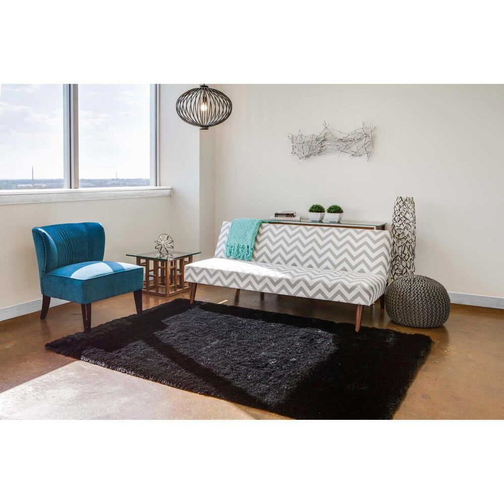 Feizy Indochine 7&#39;6&quot; x 9&#39;6&quot; Black Area Rug, , large