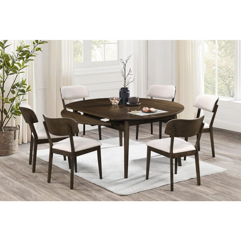 New Heritage Design Rex Side Chair in Walnut Brown, , large