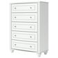 Ashley Kozlani 5-Drawer Chest in White, , large