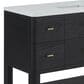 James Martin Vanities Lucian 48" Single Vanity in Carbon Oak with 3 cm White Zeus Quartz Top, , large