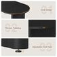 GARVEE 71" Oval Dining Table in Black - Table Only, , large