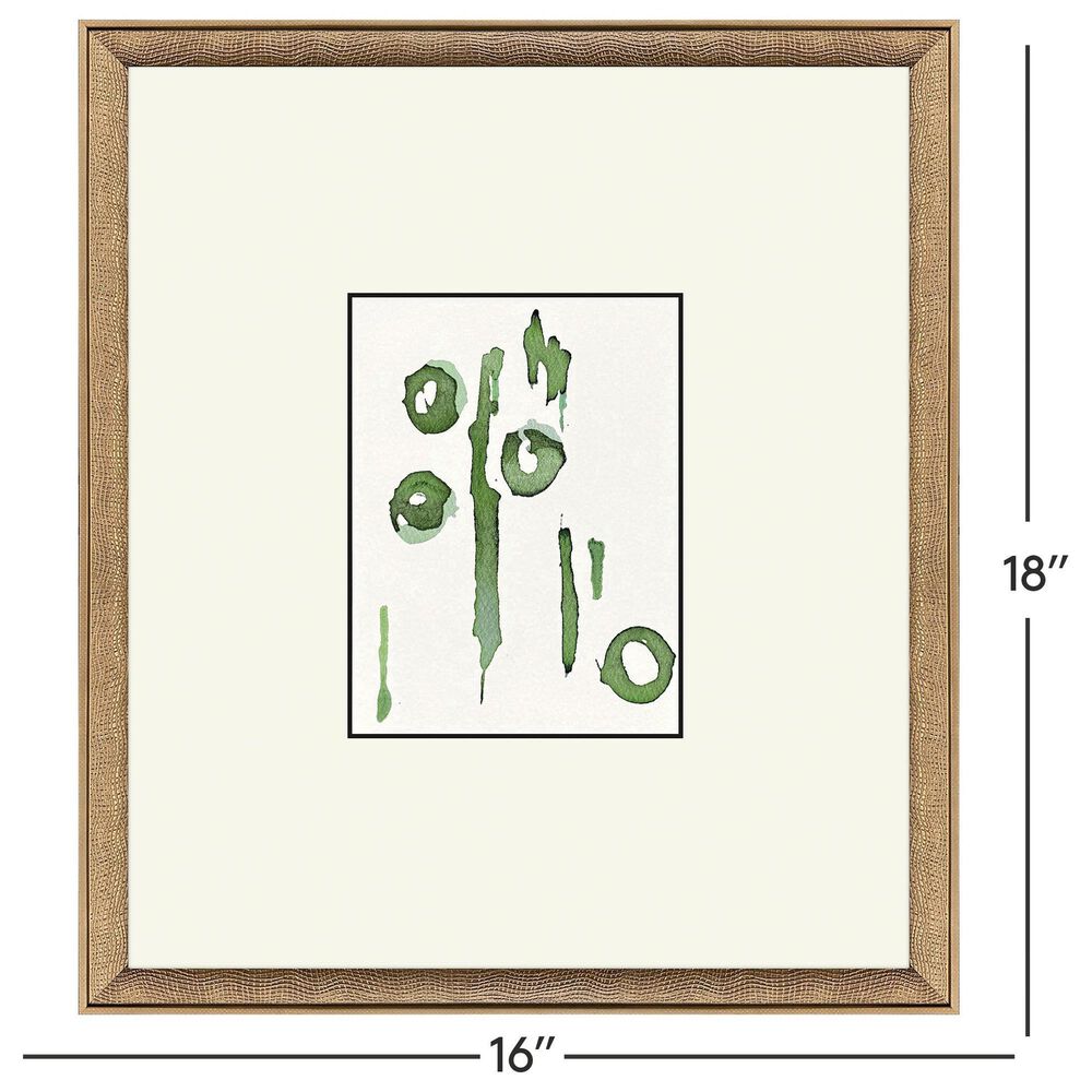 Paragon 16" x 18" Chaos I Wall Art in Green (Set of 3), , large