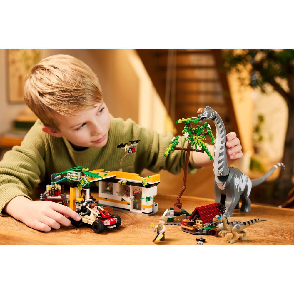 LEGO Jurassic World - Raptor and Titanosaurus Tracking Mission Building Set, , large