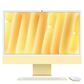 Apple 24-Inch iMac with Retina 4.5K display: Apple M4 Chip with 10-core CPU and 10-core GPU 16GB Unified Memory, 256GB SSD in Yellow (Latest Model), , large