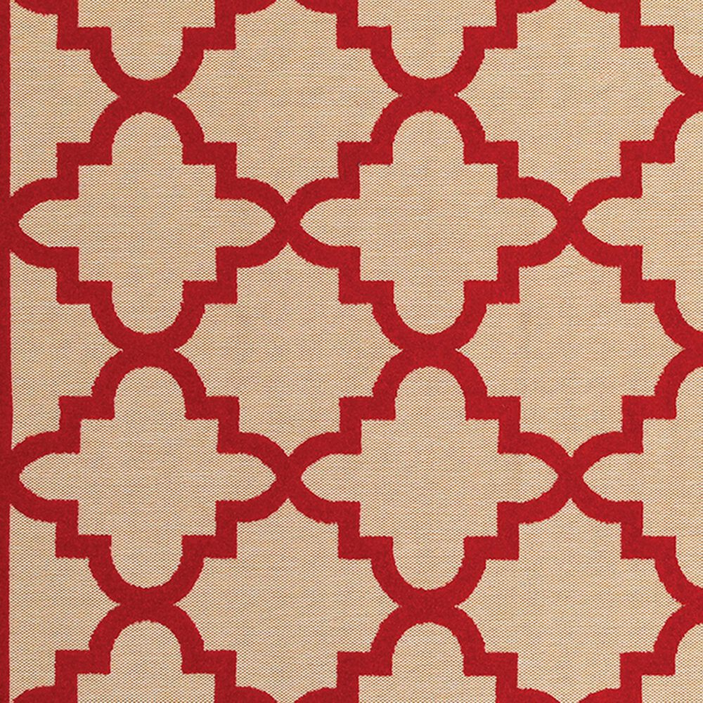 Oriental Weavers Cayman 660R 9&#39;10&quot; x 12&#39;10&quot; Sand and Red Area Rug, , large