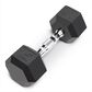 Impex, Inc 15 Lb Rubber Hex Dumbbell, , large