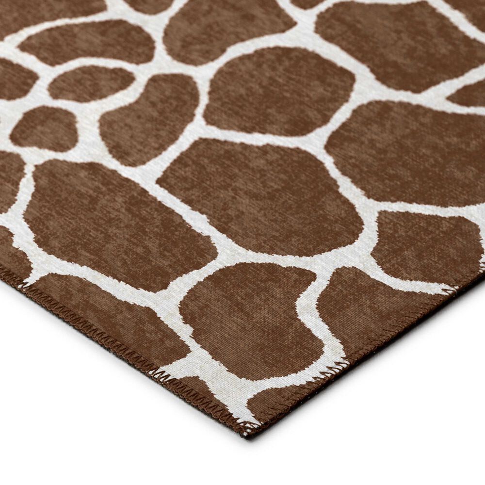 Dalyn Rug Company Mali ML4 2&#39;3&quot; x 12&#39; Chocolate Indoor/Outdoor Performance Runner, , large