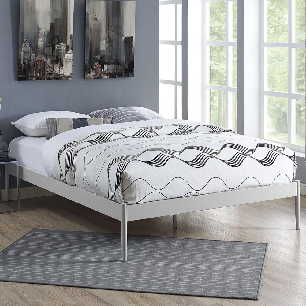 Modway Elsie Queen Bed Frame in Gray, , large