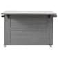 Hearth and Haven Outdoor Kitchen Island with Stainless Steel Top in Grey, , large