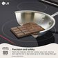 LG 2-Piece Kitchen Package with 6.3 Cu. Ft. Smart Slide-In Induction Range and 2.1 Cu. Ft. Smart Over-the-Range Microwave in Printproof Stainless Steel, , large