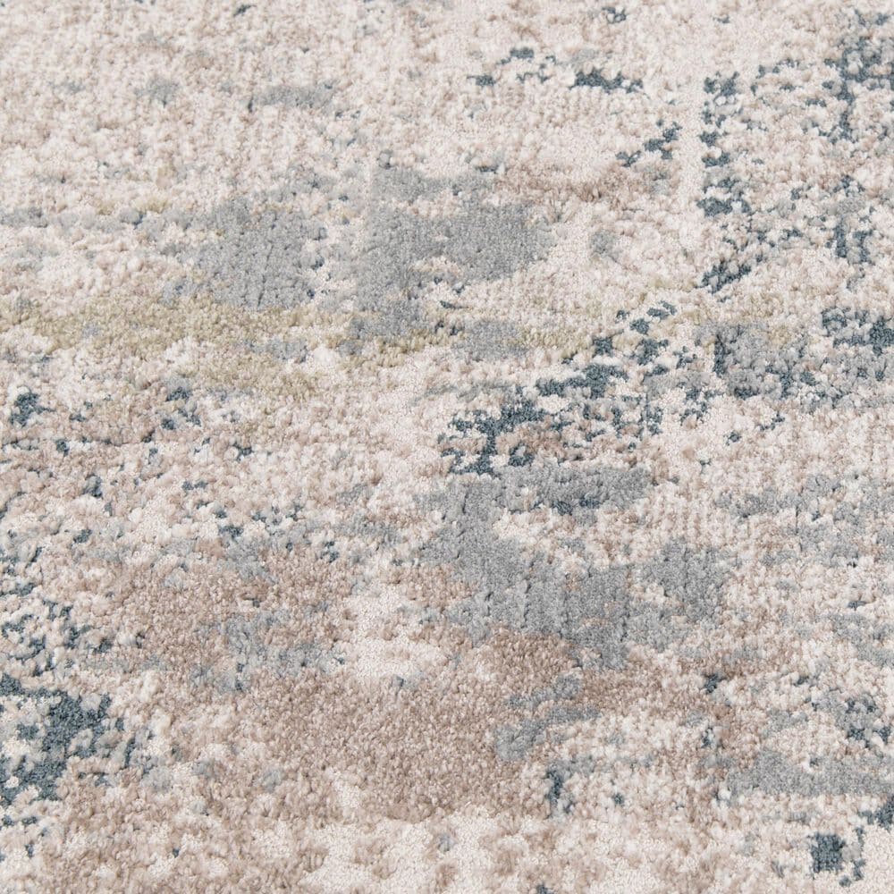 Central Oriental Heirloom Celesta Champagne and Blue Stone 7'10" x 9'10" Area Rug, , large