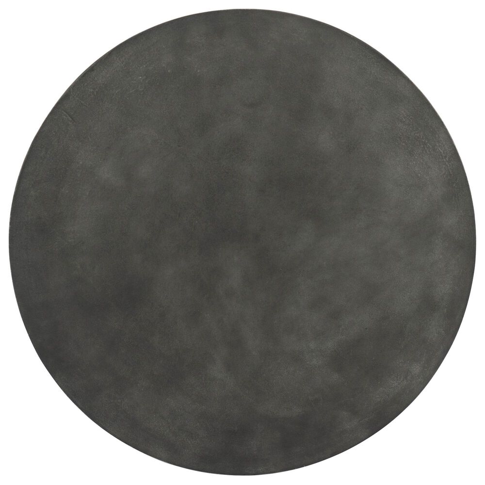 Four Hands Marlow Basil Round Coffee Table in Aged Grey, , large