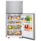 LG 20 Cu. Ft. Top Freezer Refrigerator Reversible Door with Ice Maker in Stainless Steel, , large