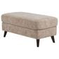 LumiSource Carly Bench Ottoman in Beige, , large