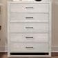 Viceray Collections Lodge and Loft 5-Drawer Chest in Soft White Oak, , large