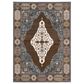 Oriental Weavers Ellington ELL06 2"3" x 7"6" Rust and Blue Runner, , large