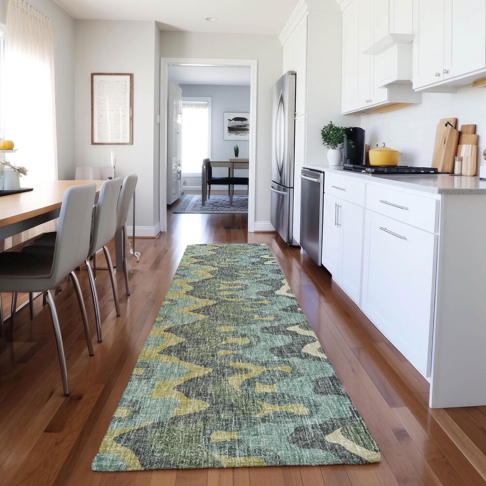 Dalyn Rug Company Lorenzo LN6 Teal 2&#39;3&quot; x 7&#39;6&quot; Runner, , large