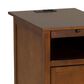Linon Home Decor Birkdale Accent Table with USB Port in Hazelnut, , large