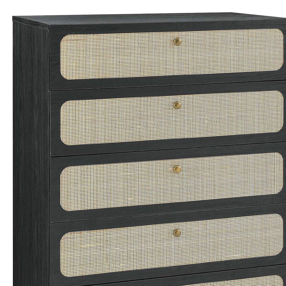Modway Chaucer 5-Drawer Chest in Black, , large