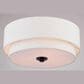 Vaxcel Burnaby 3-Light Semi-Flush Mount in Black, , large