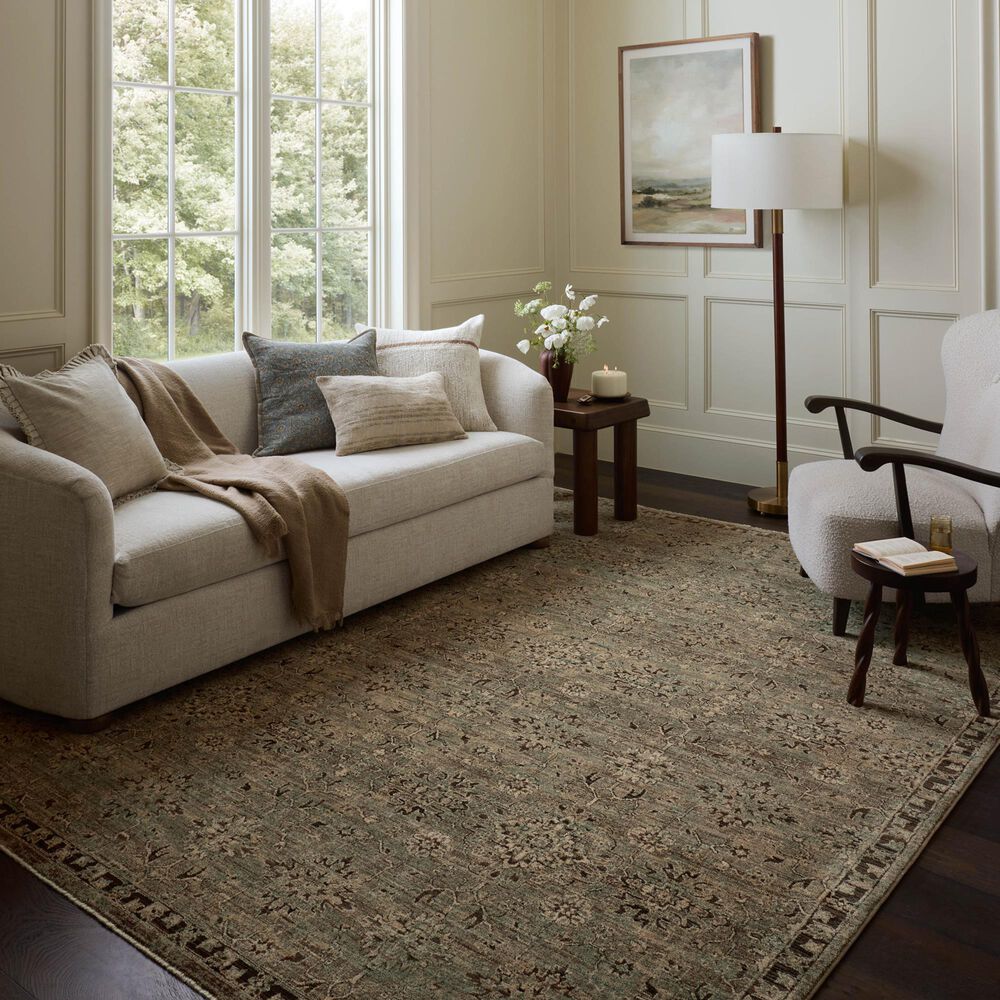 Loloi Briar Mist and Granite 5'3" x 7'6" Area Rug, , large