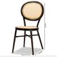 Baxton Studio Thalia Side Chair in Natural and Dark Brown (Set of 2), , large