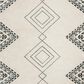 Safavieh Casablanca CSB301A 8" x 10" Ivory and Grey Area Rug, , large